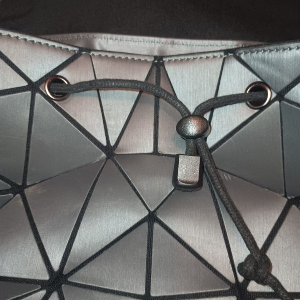 Geometric Slanted Triangle Backpack - image 6